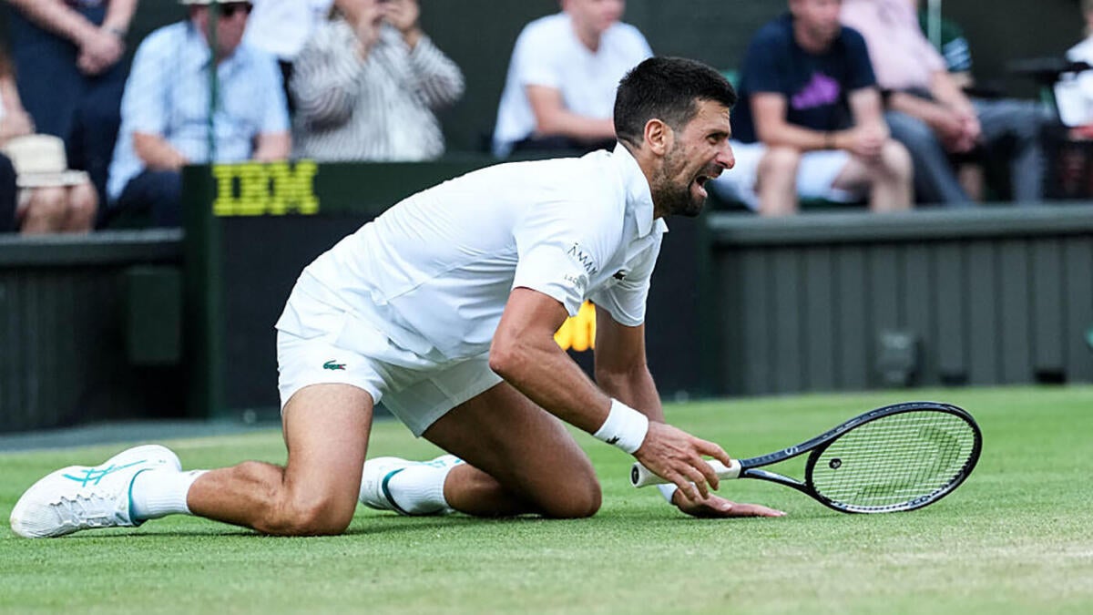 Novak Djokovic injury update: Serbian star cancels pre-semifinal practice at Wimbledon after 'nasty slip'
