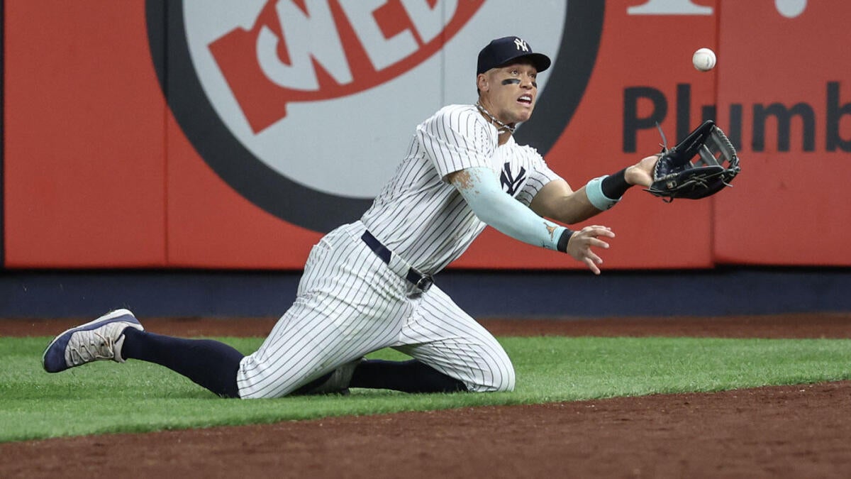 Watch as Aaron Judge makes three highlight defensive plays, including a HR robbery of Pete Crow-Armstrong - CBSSports.com
