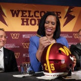 Washington Commanders And DC Mayor Bower Announce Agreement For New Stadium At RFK Site