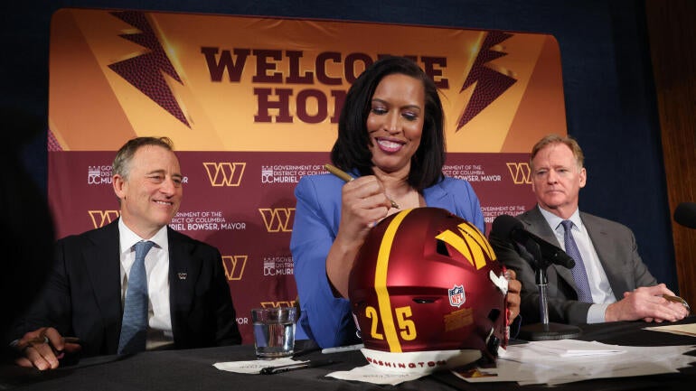 Washington Commanders And DC Mayor Bower Announce Agreement For New Stadium At RFK Site