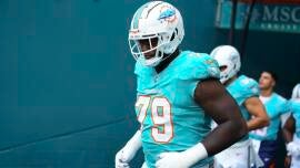 Dolphins' Bayron Matos remains hospitalized after sustaining injury in training camp