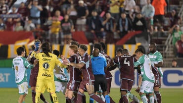 Colorado Rapids vs Santos during phase one of the Leagues Cup