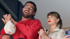 Taylor Swift announces new album on Travis Kelce's 'New Heights' podcast, her first interview since 2023