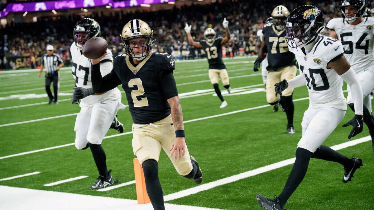 Saints QB competition: Tyler Shough starts but Spencer Rattler comes up clutch as battle remains tight - CBSSports.com
