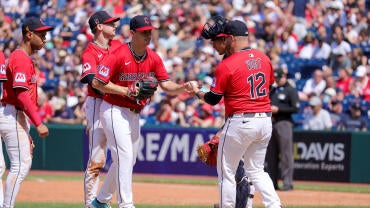 MLB: AUG 17 Braves at Guardians