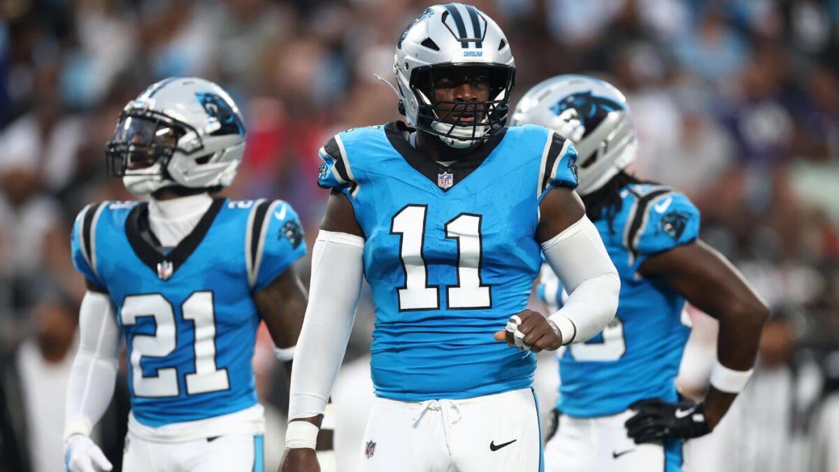 Panthers rookie Nic Scourton returns to practice field days after suffering collapsed lung - CBSSports.com