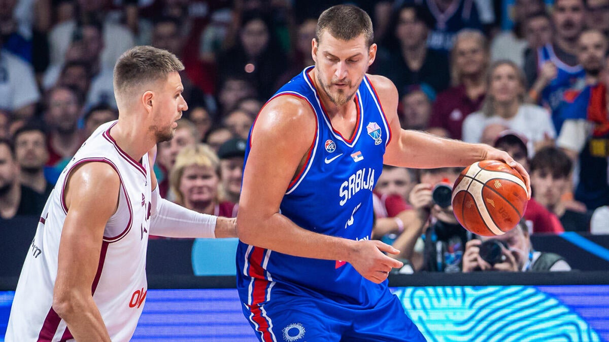EuroBasket 2025: Nikola Jokić ditches playmaking for historic scoring performance in Serbia's win over Latvia - CBSSports.com