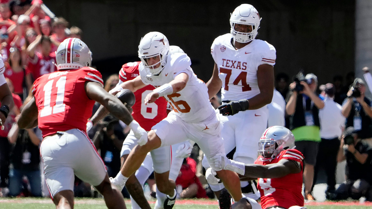 Grading Arch Manning’s debut as Texas beginning QB: Inexperience exploited in lackluster outing on the highway
