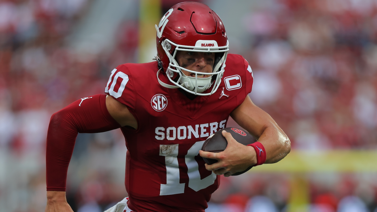 John Mateer breaks Baker Mayfield’s report in Oklahoma debut, however more durable check vs. Michigan awaits in Week 2