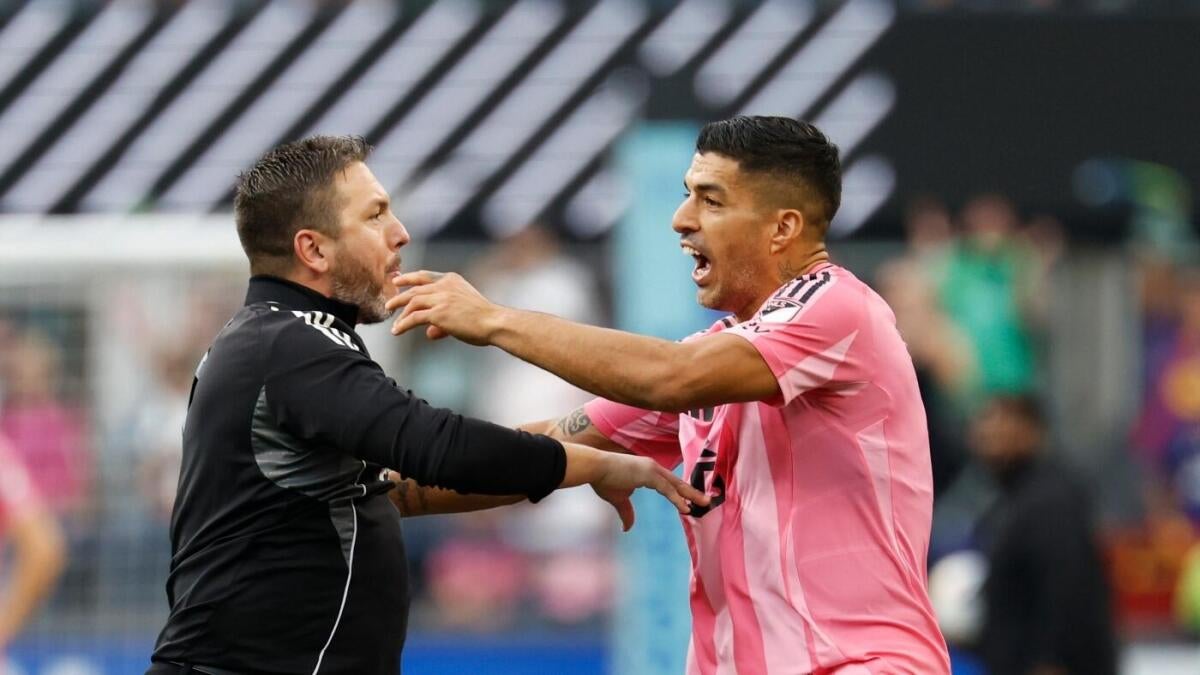 Inter Miami’s Luis Suarez spits on Seattle Sounders employees member as Leagues Cup ultimate ends in a battle
