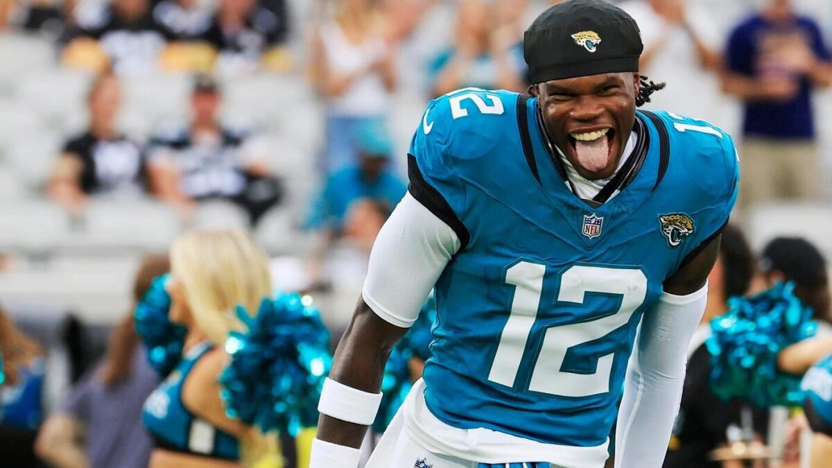 Travis Hunter listed as starting wide receiver, second-string cornerback on Jaguars Week 1 depth chart - CBSSports.com