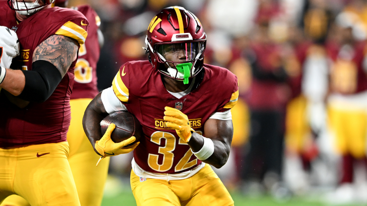 Jacory Croskey-Merritt given surprising spot on Commanders' Week 1 depth  chart after preseason buzz - CBSSports.com