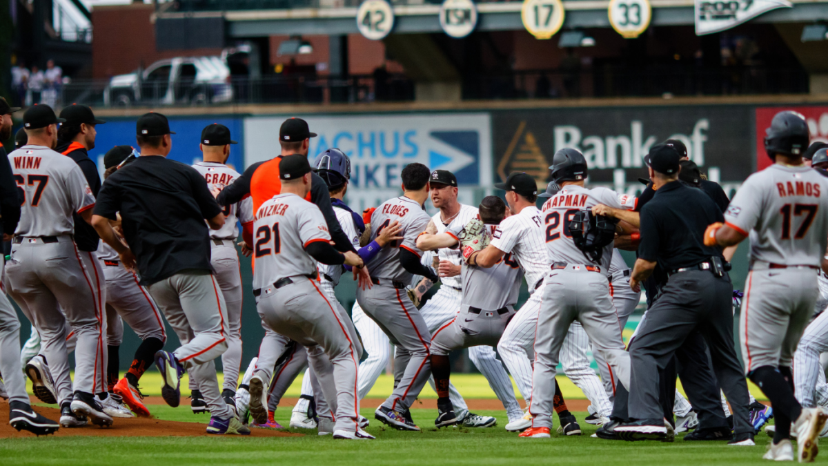 WATCH: Giants, Rockies get into benches-clearing brawl after Rafael Devers admires house run off Kyle Freeland