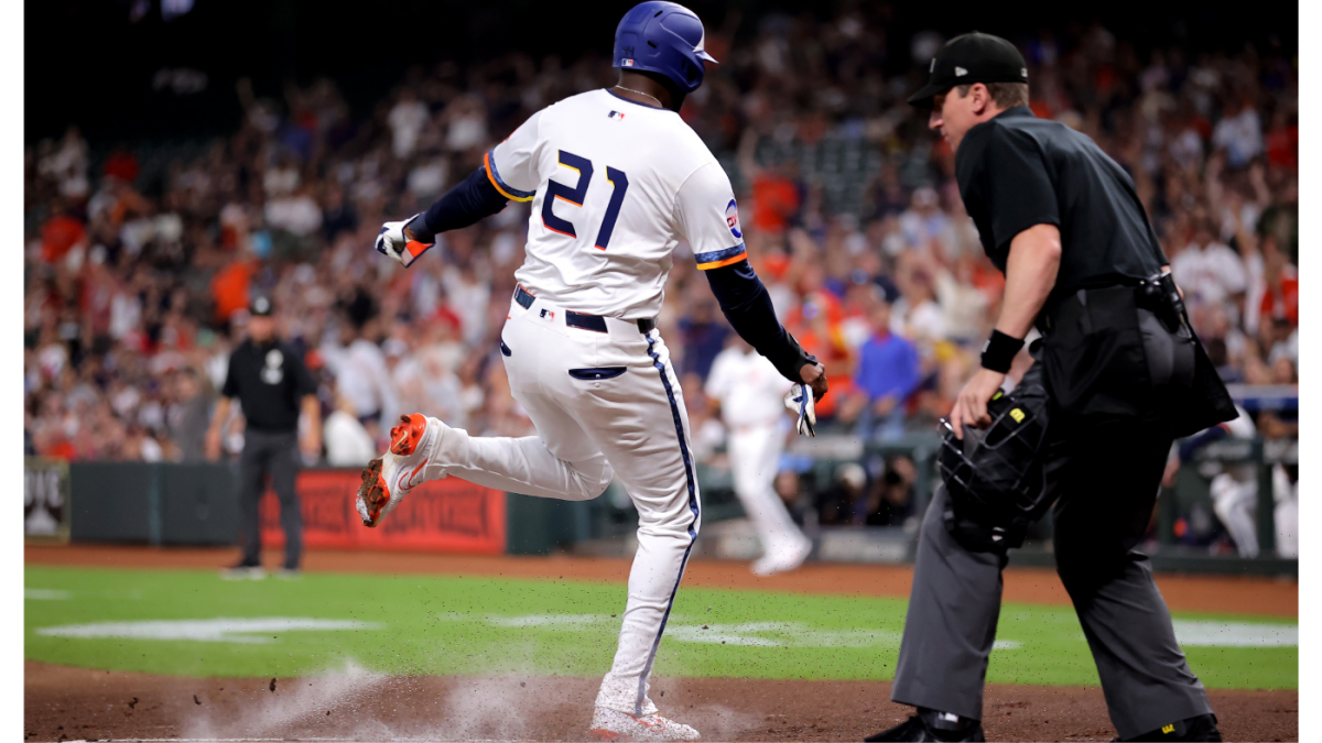 Yordan Alvarez damage replace: Astros slugger leaves pivotal recreation vs. Rangers after slipping on plate