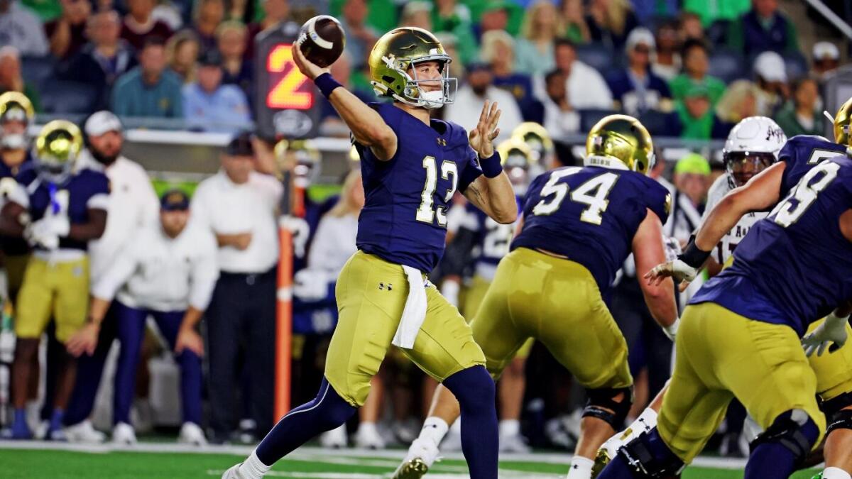 Notre Dame vs. Arkansas prediction, odds, line, time: 2025 faculty soccer Week 5 picks by confirmed mannequin