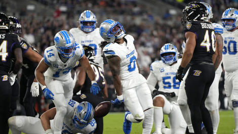 Detroit Lions v Baltimore Ravens