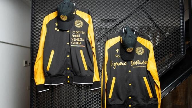 Udinese new third kit unveiled during Milan Fashion Week