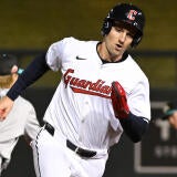 MLB playoffs: Why Clayton Kershaw, Luis Gil, Cade Horton, more players were left off Wild Card Series rosters 14 chase-delauter-guardians-g.jpg