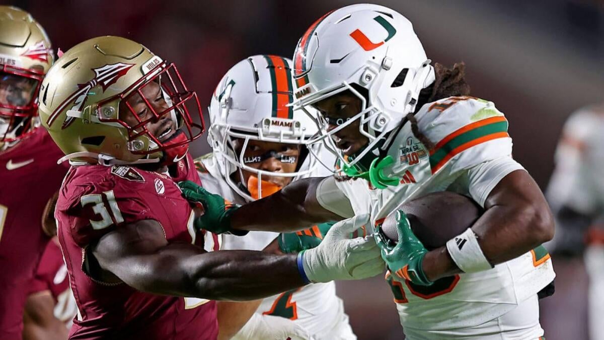 Miami stiff-arms Florida State: No. 3 Hurricanes hold off No. 18 Seminoles in statement ACC rivalry win