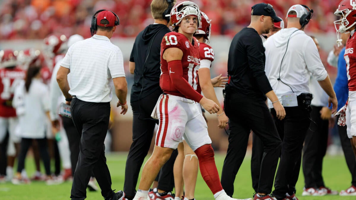 John Mateer harm: Oklahoma coach Brent Venables ‘assuming’ Sooners QB will not play subsequent week vs. Texas