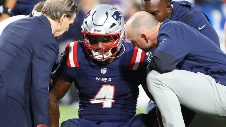Antonio Gibson durante jogo do New England Patriots.