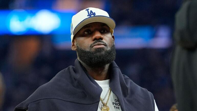 LeBron James em quadra pelo Los Angeles Lakers