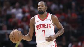Kevin Durant durante partida da NBA.