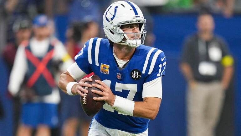 Daniel Jones em ação pelo Indianapolis Colts em 2025