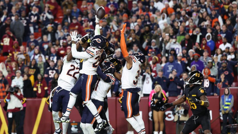 Tyrique Stevenson em ação pelo Chicago Bears.