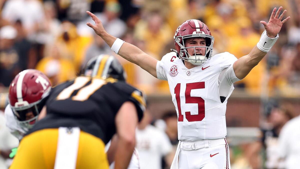 Alabama outlasts Missouri: Ty Simpson’s clutch fourth quarter helps No. 8 Crimson Tide hold off Tigers