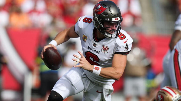 Baker Mayfield, quarterback do Tampa Bay Buccaneers.