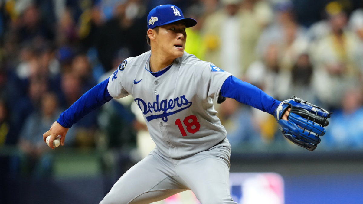 Brewers vs. Dodgers score: Yoshinobu Yamamoto throws rare complete game as L.A. goes up 2-0 in NLCS - CBS Sports