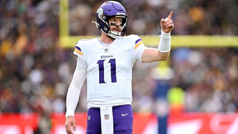 Carson Wentz, quarterback do Minnesota Vikings.