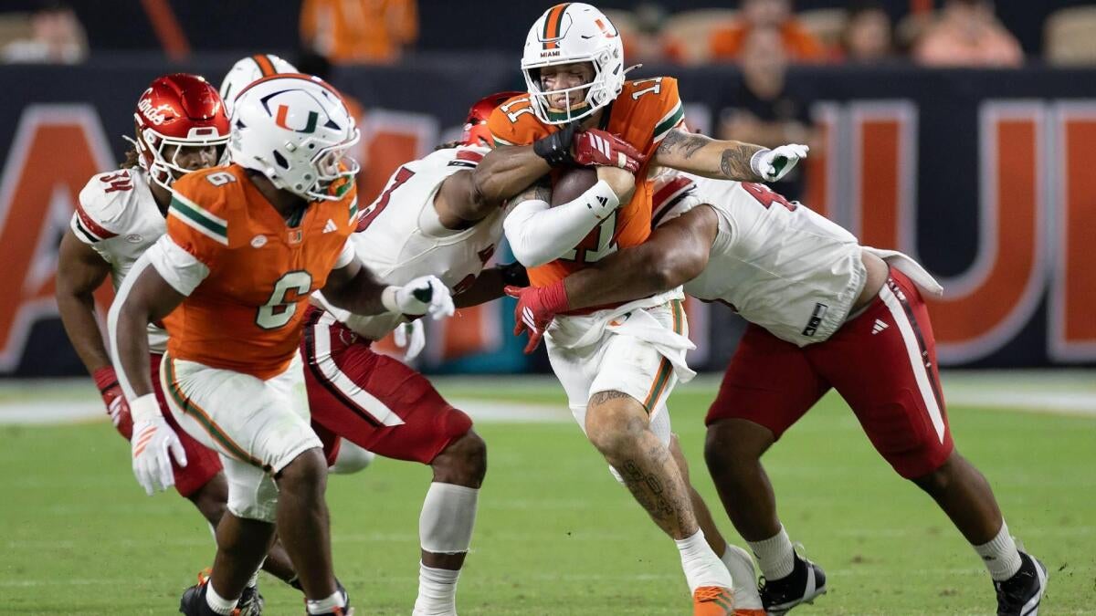 After a dominant begin to the season, previous issues returned to hang-out Carson Beck, Miami in loss to Louisville
