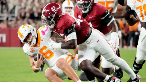 NCAA Football: Tennessee at Alabama