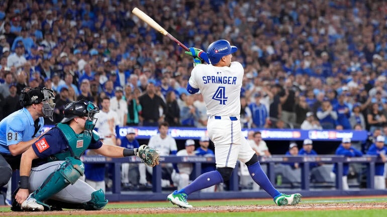 George Springer comemorando um home run