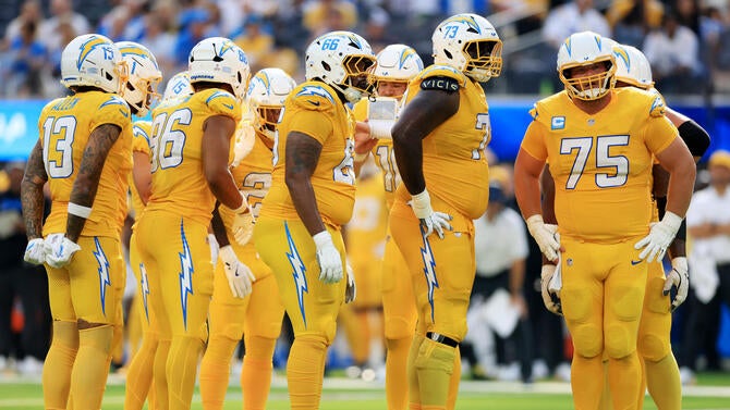 Novos uniformes do Los Angeles Chargers