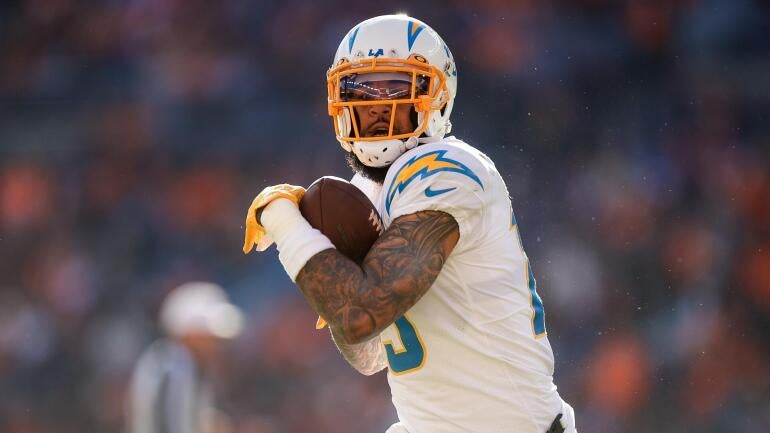 Keenan Allen, wide receiver dos Los Angeles Chargers, em ação.