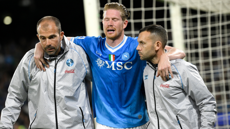 Kevin De Bruyne bị chấn thương