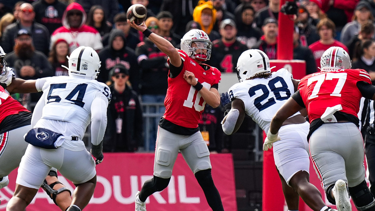 Ohio State pulls away from Penn State: Score, analysis as JulIan Sayin tosses 4 TDs in win - CBS Sports
