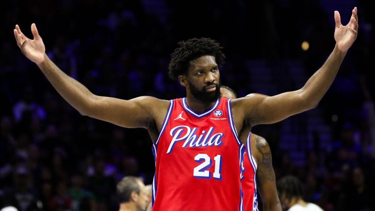 Joel Embiid fined: NBA hits 76ers star for $50,000 penalty for WWE crotch chop celebration