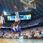 NCAA Basketball: Kansas at North Carolina