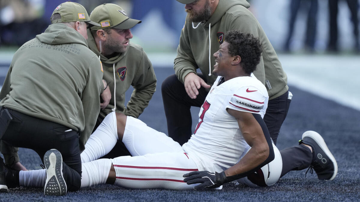Zay Jones injury updates: Cardinals receiver out for remainder of season with torn Achilles