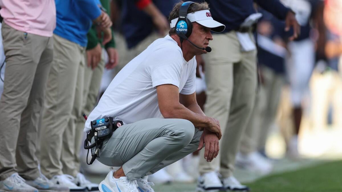 College football Week 12 storylines: The pending battle over 3-loss SEC teams in CFP; All eyes on Lane Kiffin