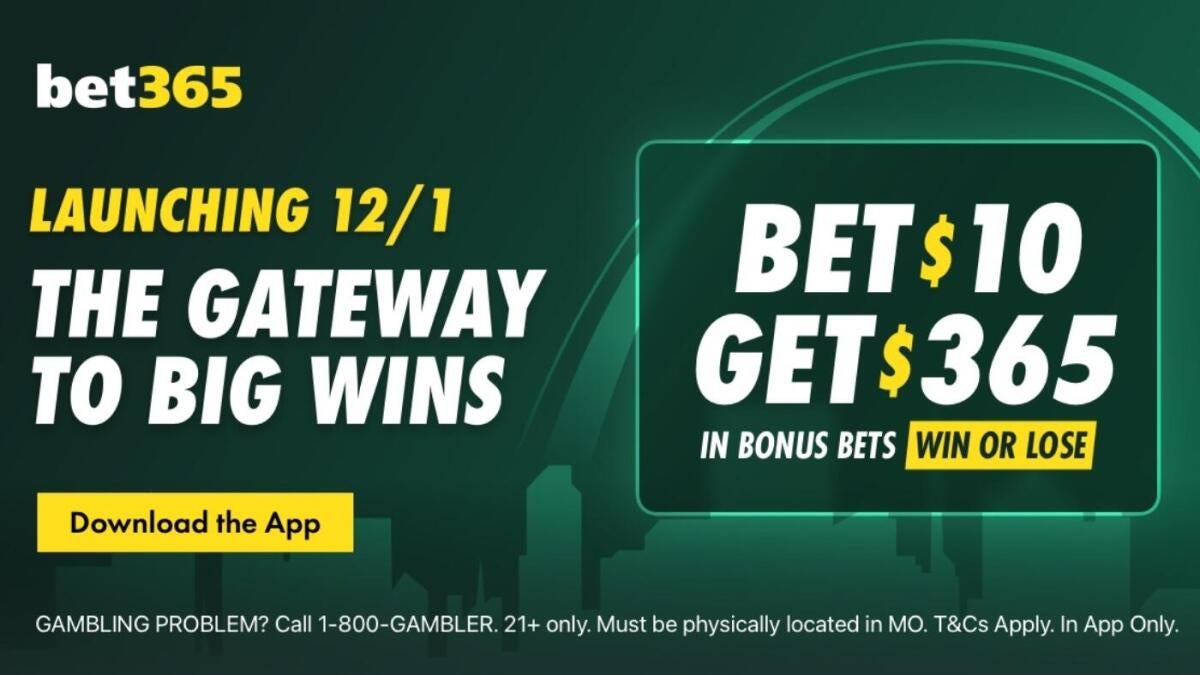https://sportshub.cbsistatic.com/i/r/2025/11/16/60323658-8daf-4d17-9f40-b324d1488a92/thumbnail/1200x675/f13679e487a384dacd0d4e44820a0e4a/bet365-missouri-promo.jpg