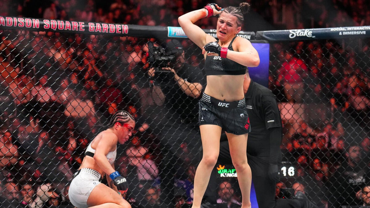 UFC 322 results: Erin Blanchfield rallies to submit Tracy Cortez in Round 2, moves closer to title shot