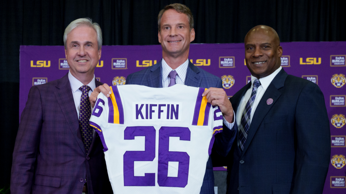 Lane Kiffin arrives in Baton Rouge, as the college football coaching carousel keeps going round and round