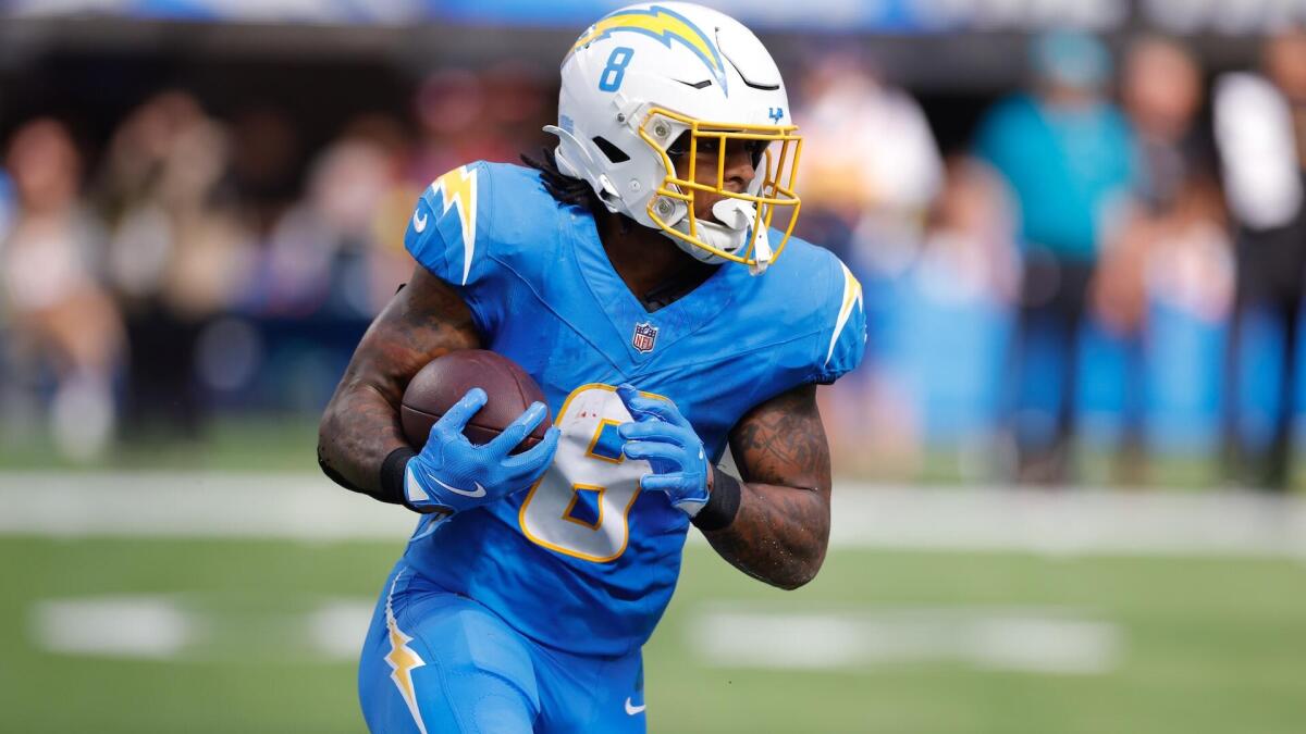Chargers RB Omarion Hampton likely to return against Eagles after missing last seven games with ankle injury