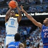 NCAA Basketball: Kansas at North Carolina