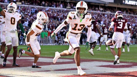 NCAA Football: CFP National Playoff First Round-Game 2-Miami at Texas A&M